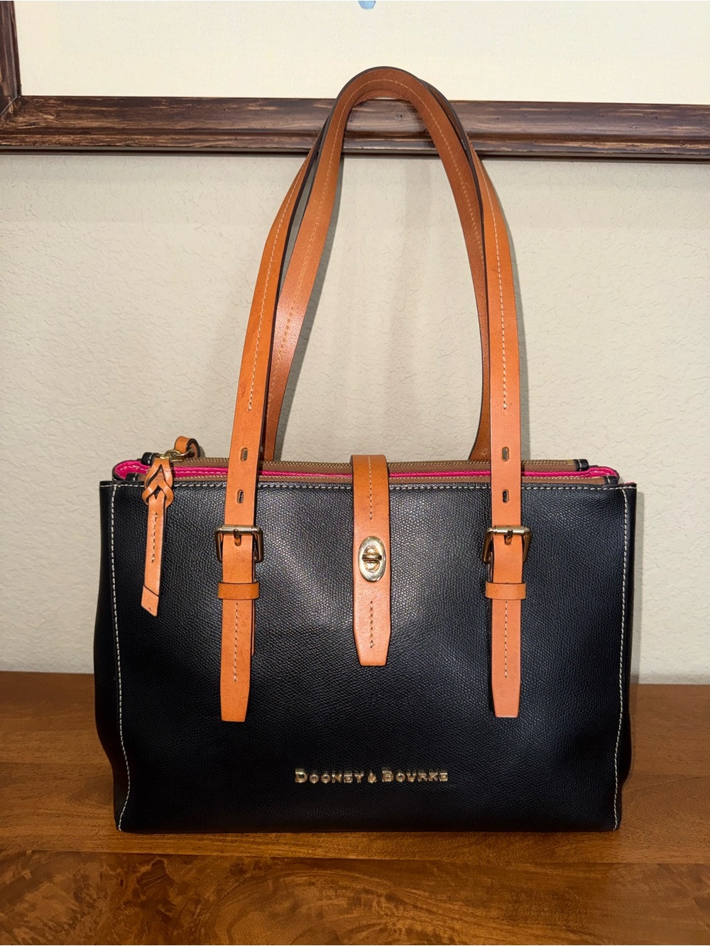 Dooney and Bourke Leather Miller Shopper Tote